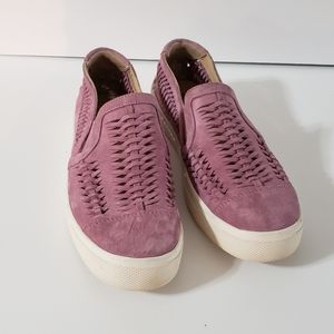 Hush Puppies Woven Suede Sneakers 6.5M